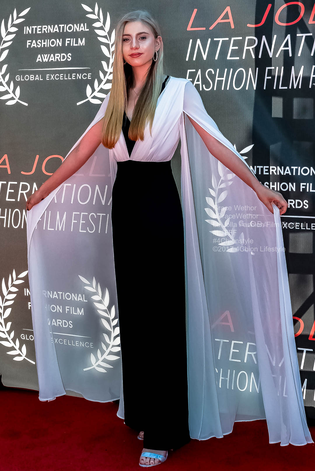 Grace Wethor Vogue La Jolla Fashion Film Festival Red Carpet Tammy Forchion LJFFF 4Chion Lifestyle