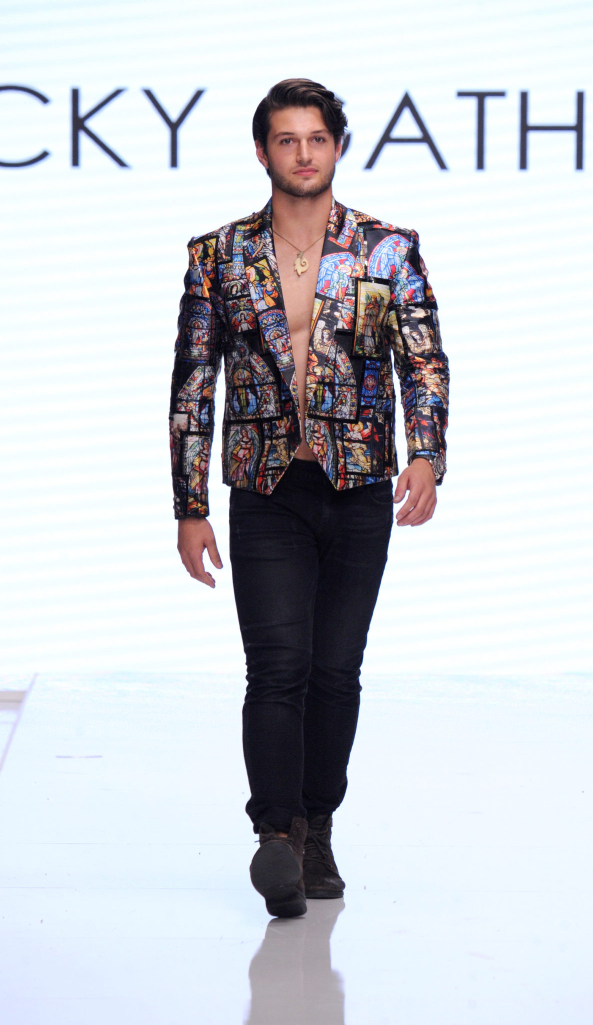 Rocky Gathercole At Los Angeles Fashion Week SS18 Art Hearts Fashion LAFW
