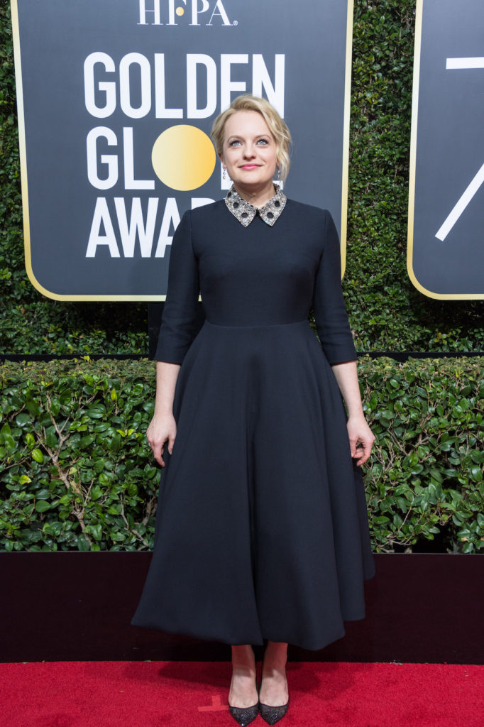 Elisabeth Moss attends the 75th Annual Golden Globes Awards 4chion lifestyle