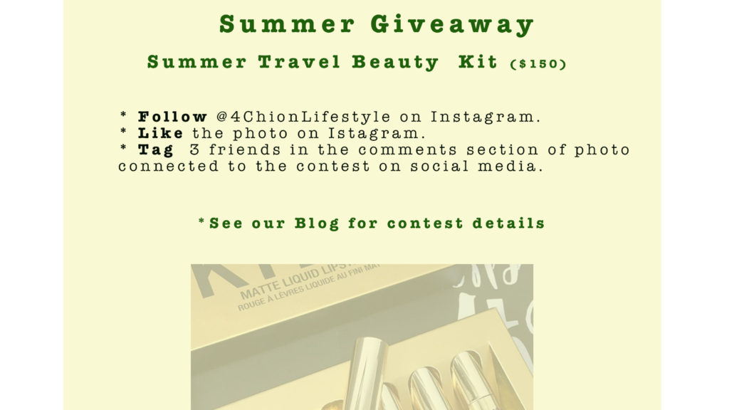 Summer Travel beauty Contest 4chion lifestyle
