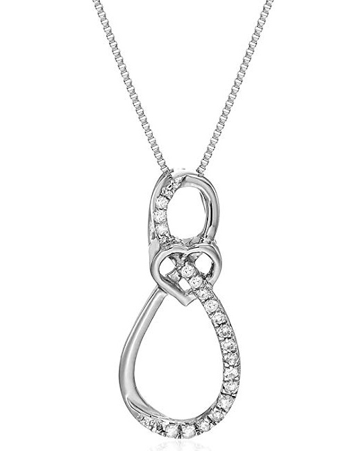 Diamond Fashion Pendant Necklace In 10K Gold holiday amazon ads 4chion lifestyle