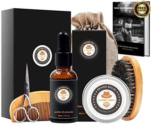 Mens gifts for Men Beard Care Grooming & Trimming Kit 4chion lfiestyle ad holiday amazon