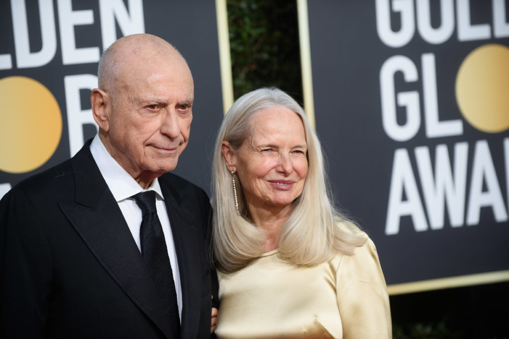 Alan Arkin and Suzanne Newlander Golden Globes 4chion Lifestyle Party