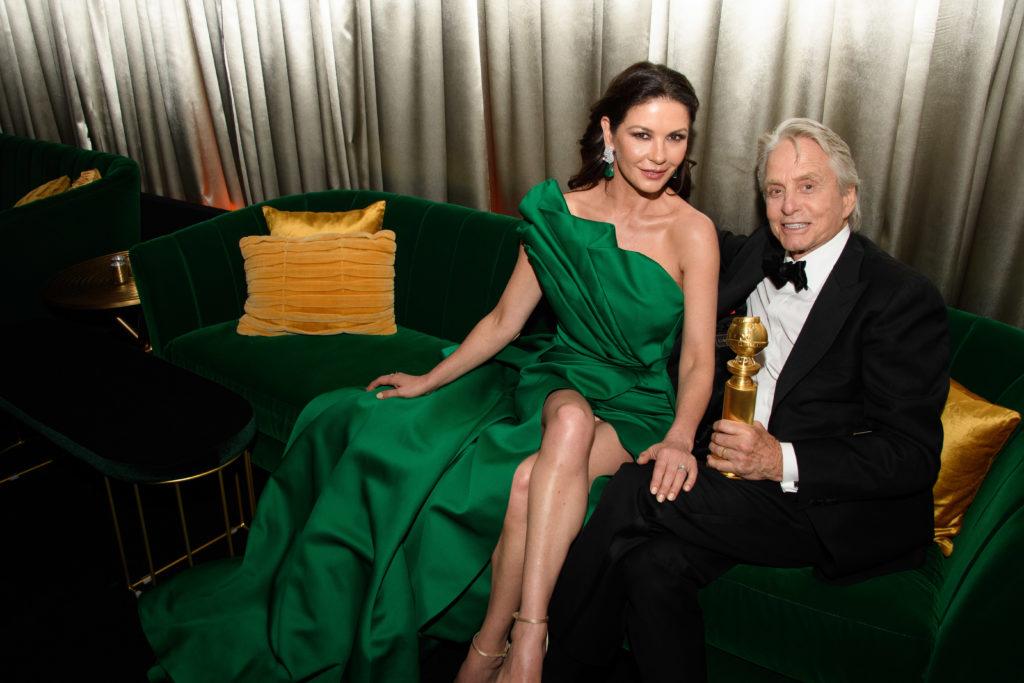 Catherine Zeta-Jones and Michael Douglas Golden Globes 4chion lifestyle