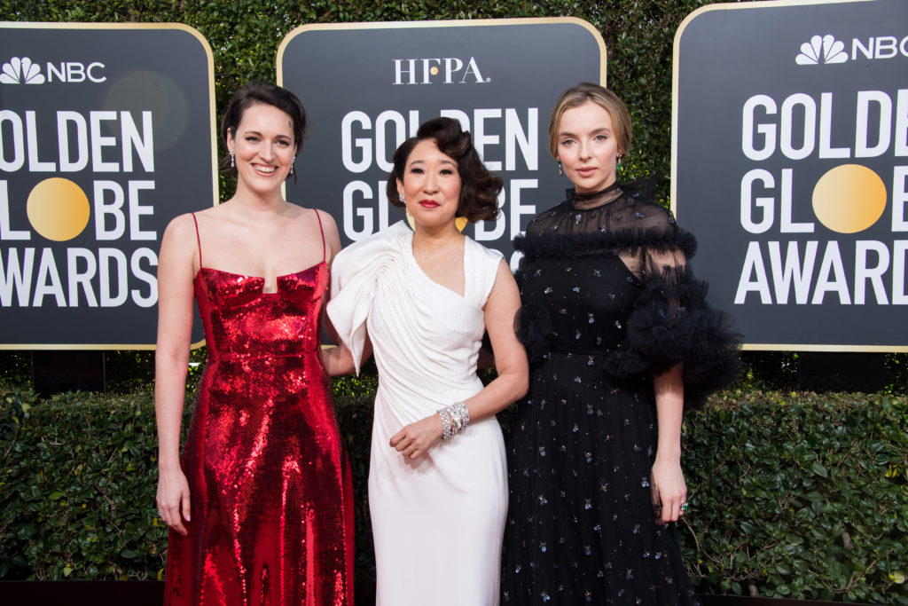 Phoebe Waller-Bridge, nominee Sandra Oh and Jodie Comer Golden Globes 4Chion Lifestyle Party