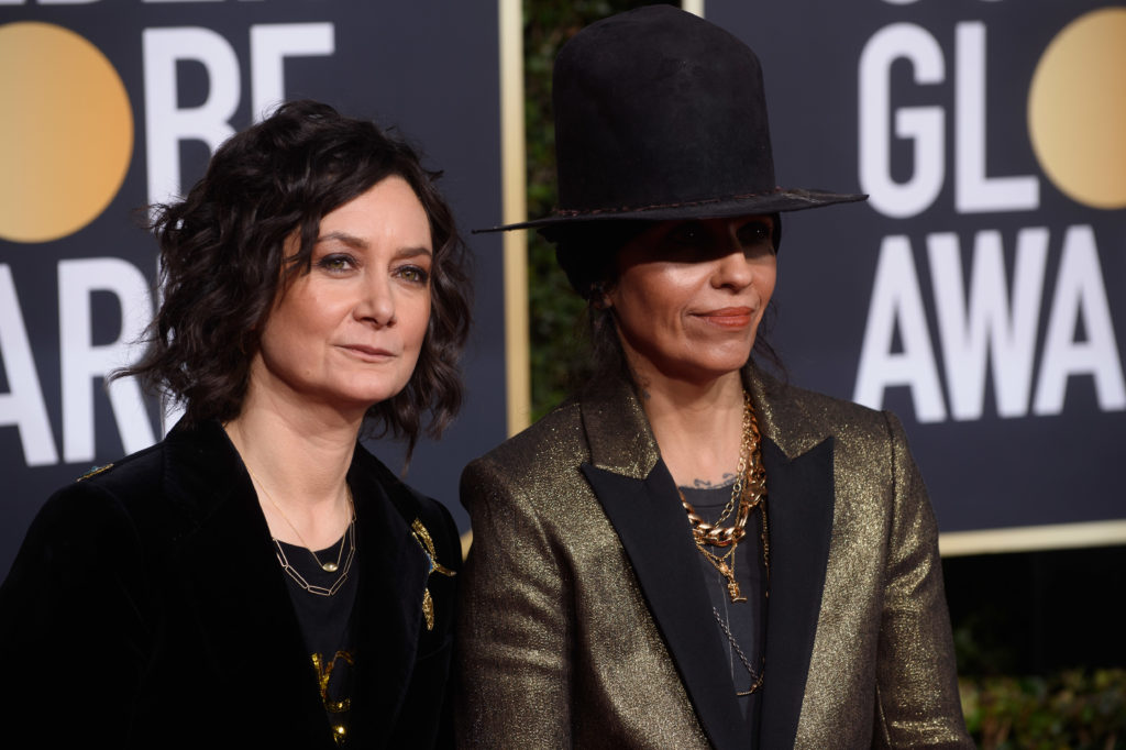 Sarah Gilbert and Linda Perry Golden Globes 4Chion Lifestyle