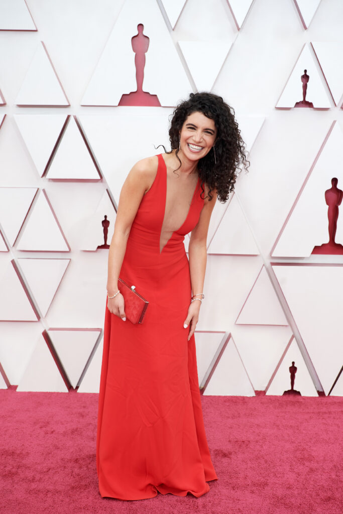 Nina Pedrad at The Academy Awards red carpet 4Chion Lifestyle 93rd Oscars