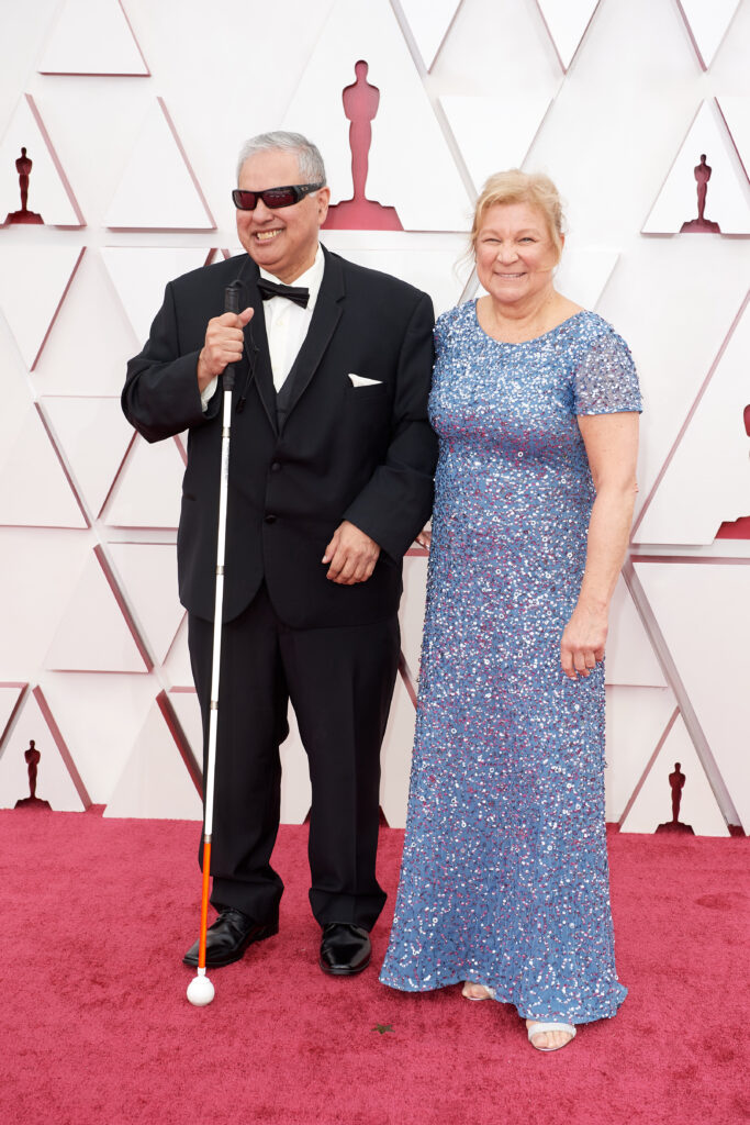 Robert Tarango and Susan Ruzenski at The Academy Awards red carpet 4Chion Lifestyle 93rd Oscars