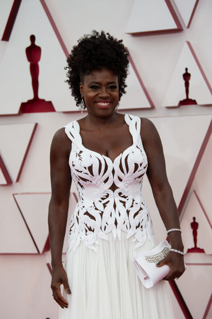Viola Davis at The Academy Awards red carpet 4Chion Lifestyle 93rd Oscars