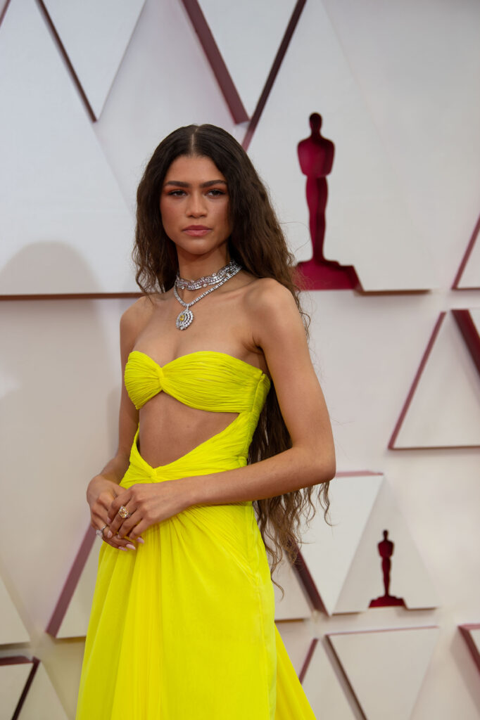 Zendaya at The Academy Awards red carpet 4Chion Lifestyle