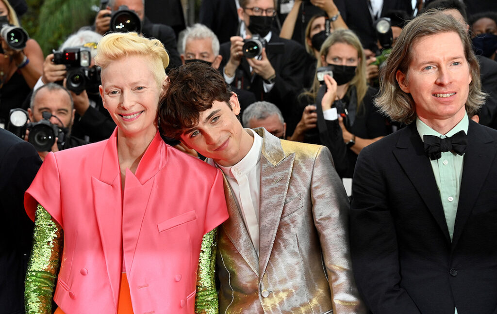 Tilda Swinton, Timothée Chalamet and Wes Anderson - The French Dispatch