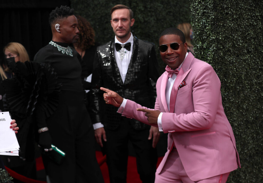 Billy Porter, Adam Smith, Kenan Thompson Emmys Red Carpet 4Chion Lifestyle
