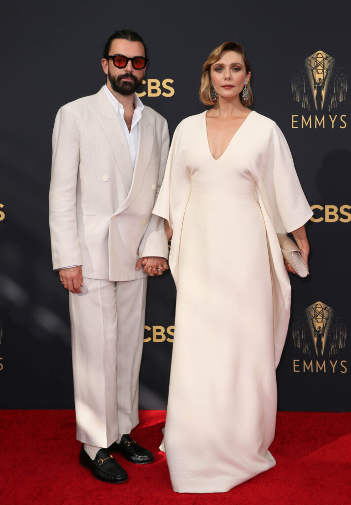 Robbie Arnett, Elizabeth Olsen Emmys Red Carpet 4Chion Lifestyle