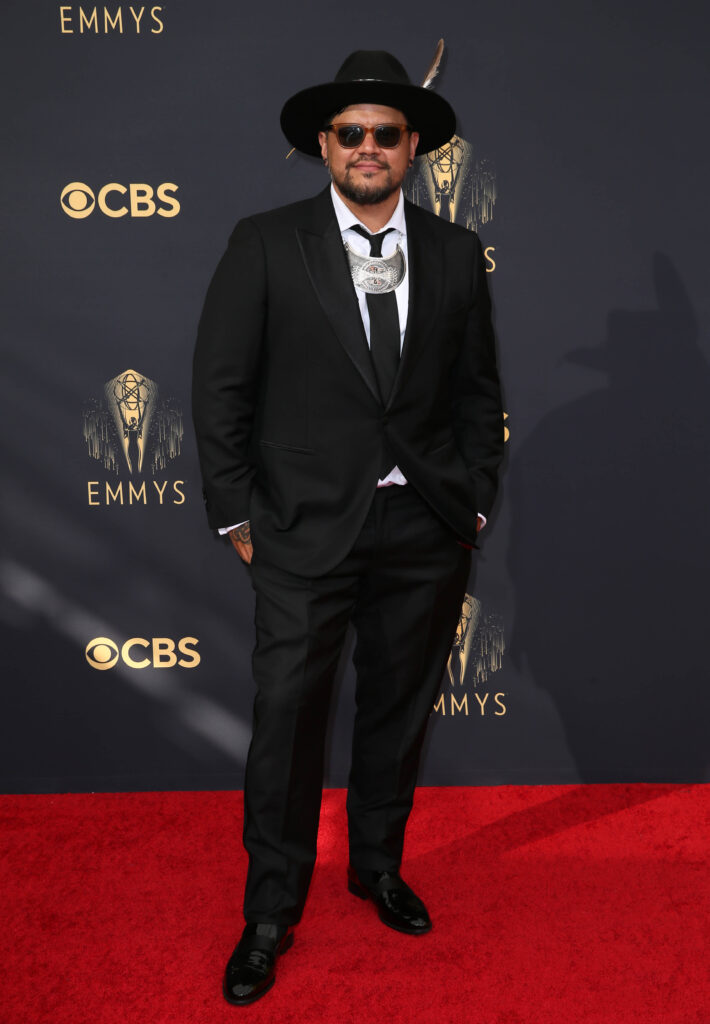Sterlin Harjo Emmys Red Carpet Fashion 4Chion