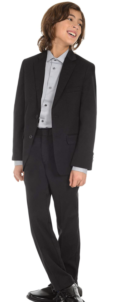 Calvin Klein Boys' 2-Piece Formal Suit Set Holiday Fashion 4Chion Lifestyle