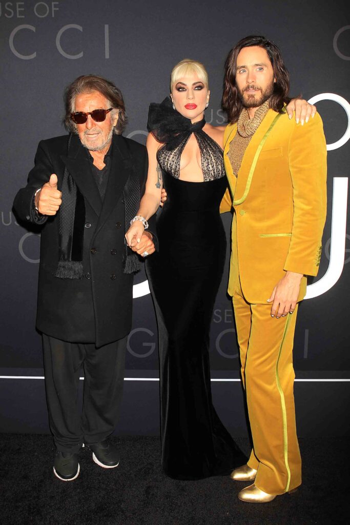 Al Pacino, Lady Gaga, and Jared Leto  "House of Gucci" New York Premiere 